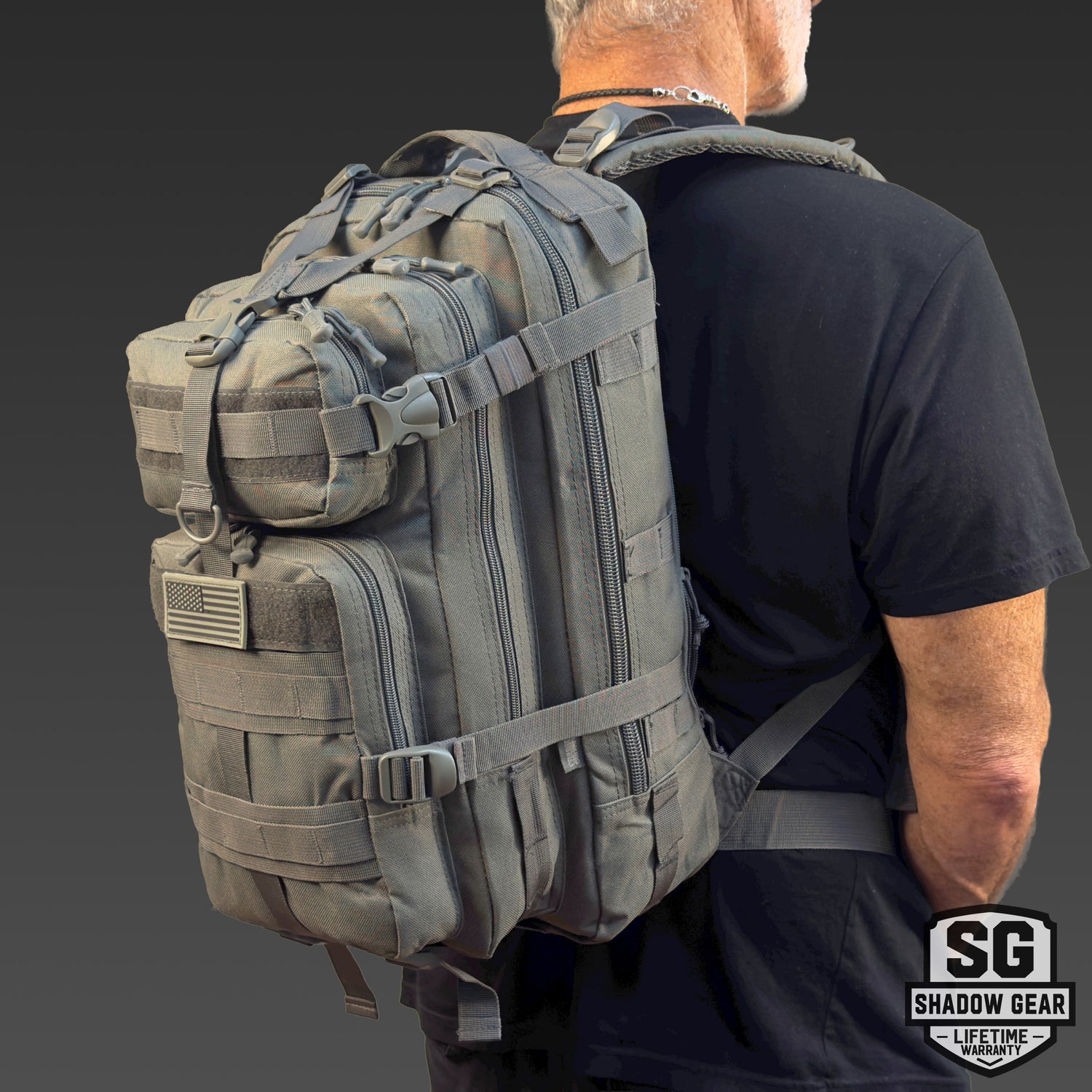 Tactical Military Rucksack - High Capacity Expedition Pack with Padded Straps