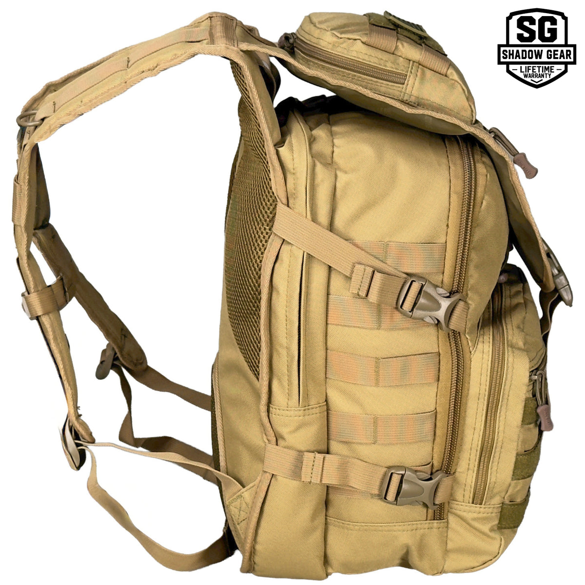 SG704 Transit 34L Commuter Laptop Backpack - side view