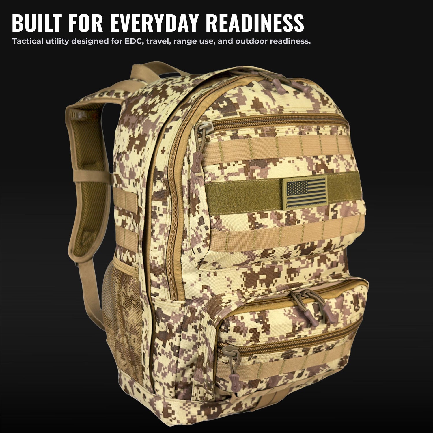 Shadow Gear SG709 Tactical MOLLE Backpack - Compact Assault Pack