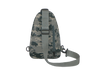Camouflage sling bag on a white background