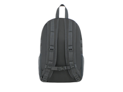Gray backpack on a white background
