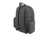 Gray backpack on a white background