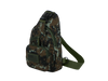 Camouflage sling bag on a white background