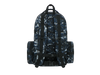 Camouflage backpack on a white background