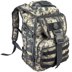 SG704 Transit 34L Commuter Laptop Backpack in ACU - angle view