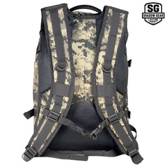 SG704 Transit 34L Commuter Laptop Backpack in ACU - back view