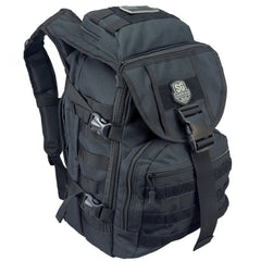 SG704 Transit 34L Commuter Laptop Backpack in Black - angle view