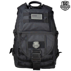 SG704 Transit 34L Commuter Laptop Backpack in Black - front view