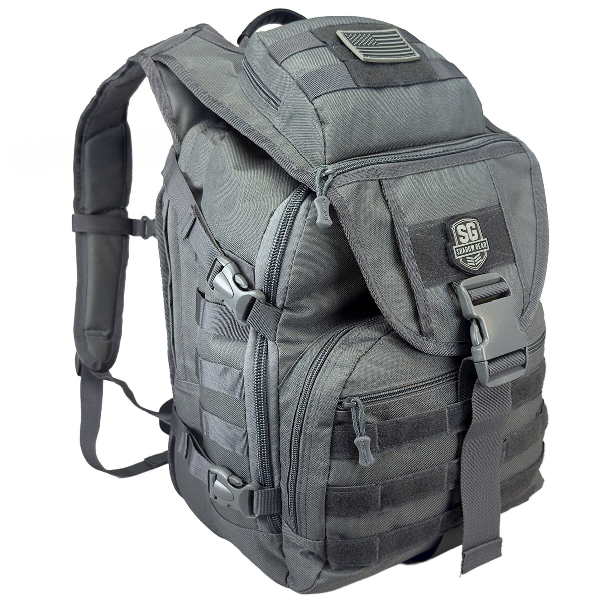 SG704 Transit 34L Commuter Laptop Backpack in DCG - angle view