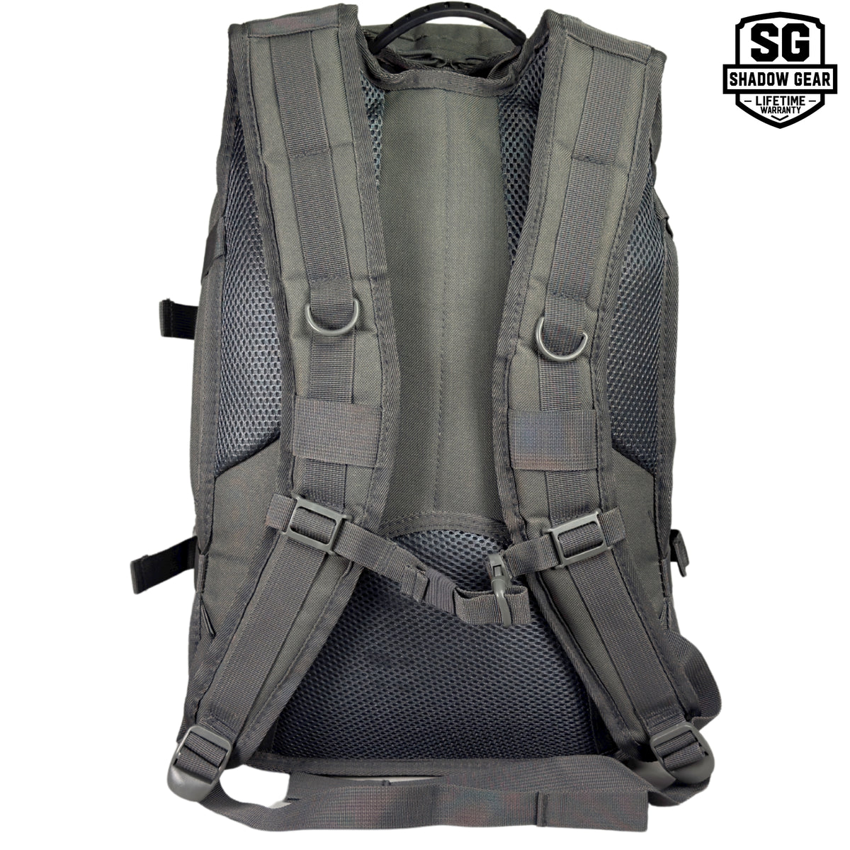 SG704 Transit 34L Commuter Laptop Backpack in DCG - back view