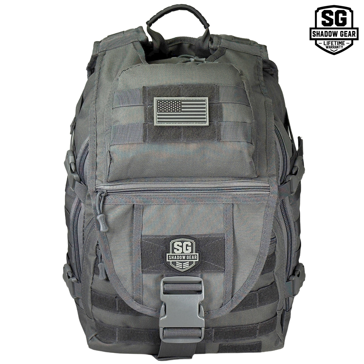 SG704 Transit 34L Commuter Laptop Backpack in DCG - front view