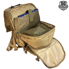 SG704 Transit 34L Commuter Laptop Backpack - main compartment open