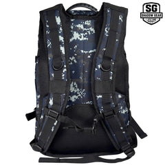 SG704 Transit 34L Commuter Laptop Backpack in Navy ACU - back view