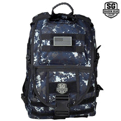 SG704 Transit 34L Commuter Laptop Backpack in Navy ACU - front view