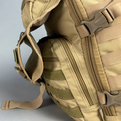 SG704 Transit 34L Commuter Laptop Backpack - front flap pass-through pocket detail