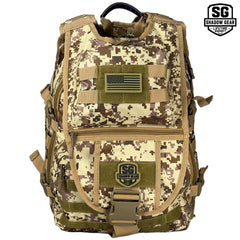 SG704 Transit 34L Commuter Laptop Backpack in Tan ACU - front view