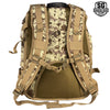 SG704 Transit 34L Commuter Laptop Backpack in Tan ACU - back view