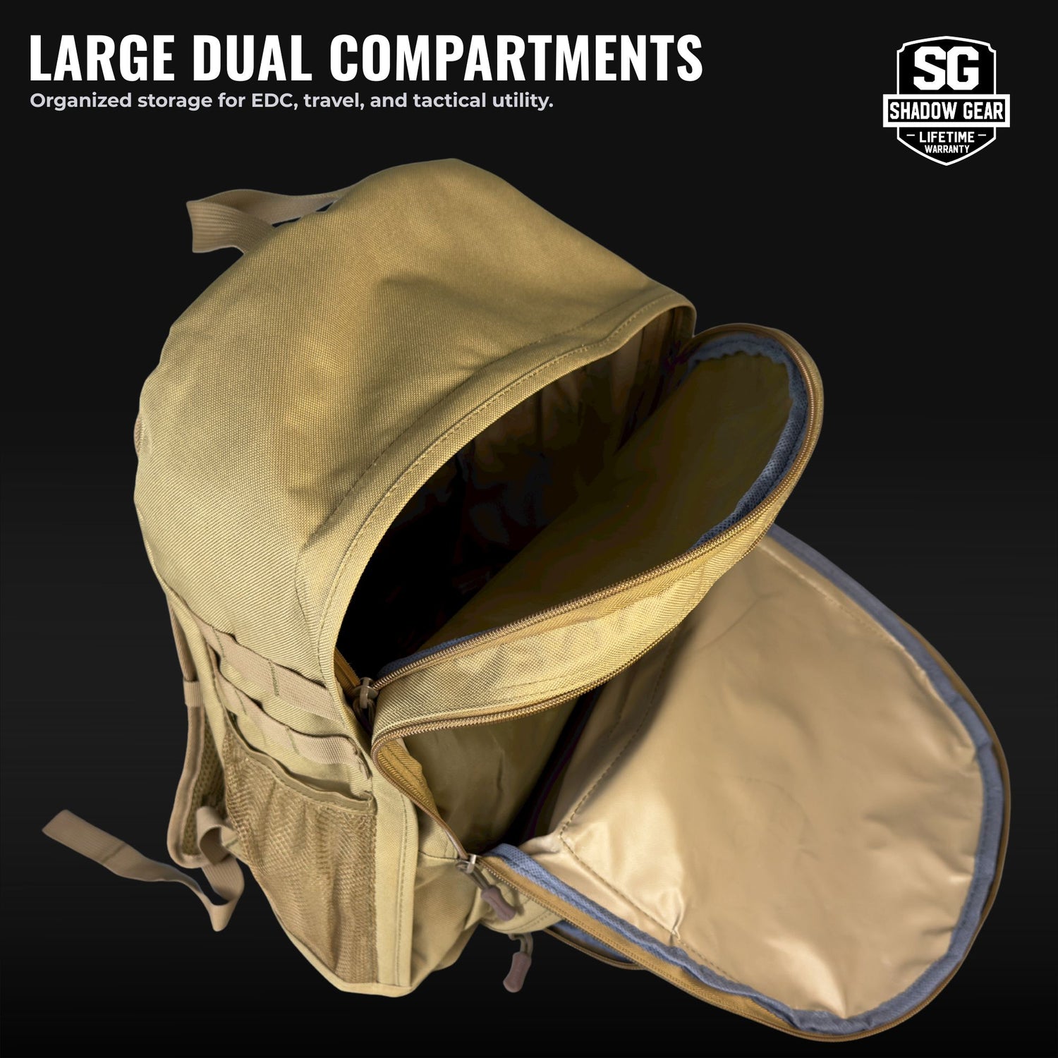 Shadow Gear SG709 Tactical MOLLE Backpack - Compact Assault Pack