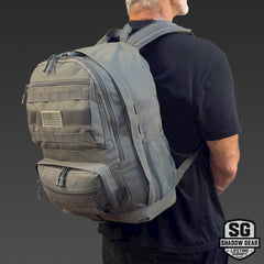 SG709 Shadow Gear Tactical MOLLE Backpack - Compact 3-Day Assault Pack in Black