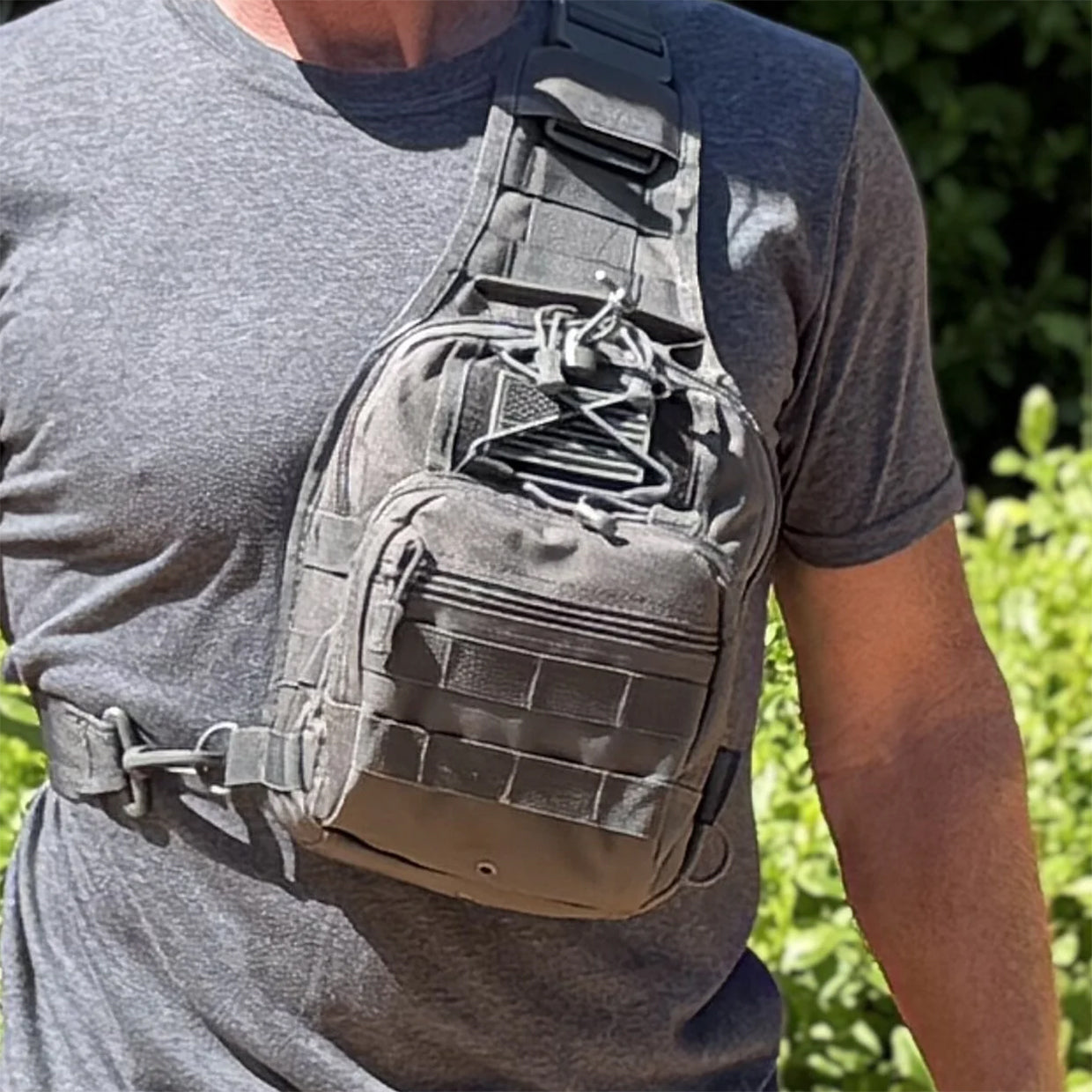 Shadow Gear SG717 Tactical Utility Sling - EDC Chest Shoulder Bag