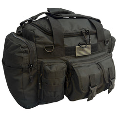Shadow Gear Traverse 18 42L Tactical MOLLE Duffel Bag in Black, angle view
