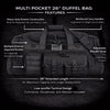 SGD26 | Multi Pocket 26" Duffel Bag