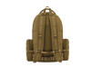 Brown backpack on a white background
