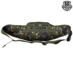 Shadow Gear Dash 4L tactical waist pack in Green ACU camo, back view showing the rear zippered pocket and adjustable strap