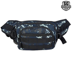 Shadow Gear Dash 4L tactical waist pack in Navy ACU camo, front view with MOLLE webbing on the front pocket